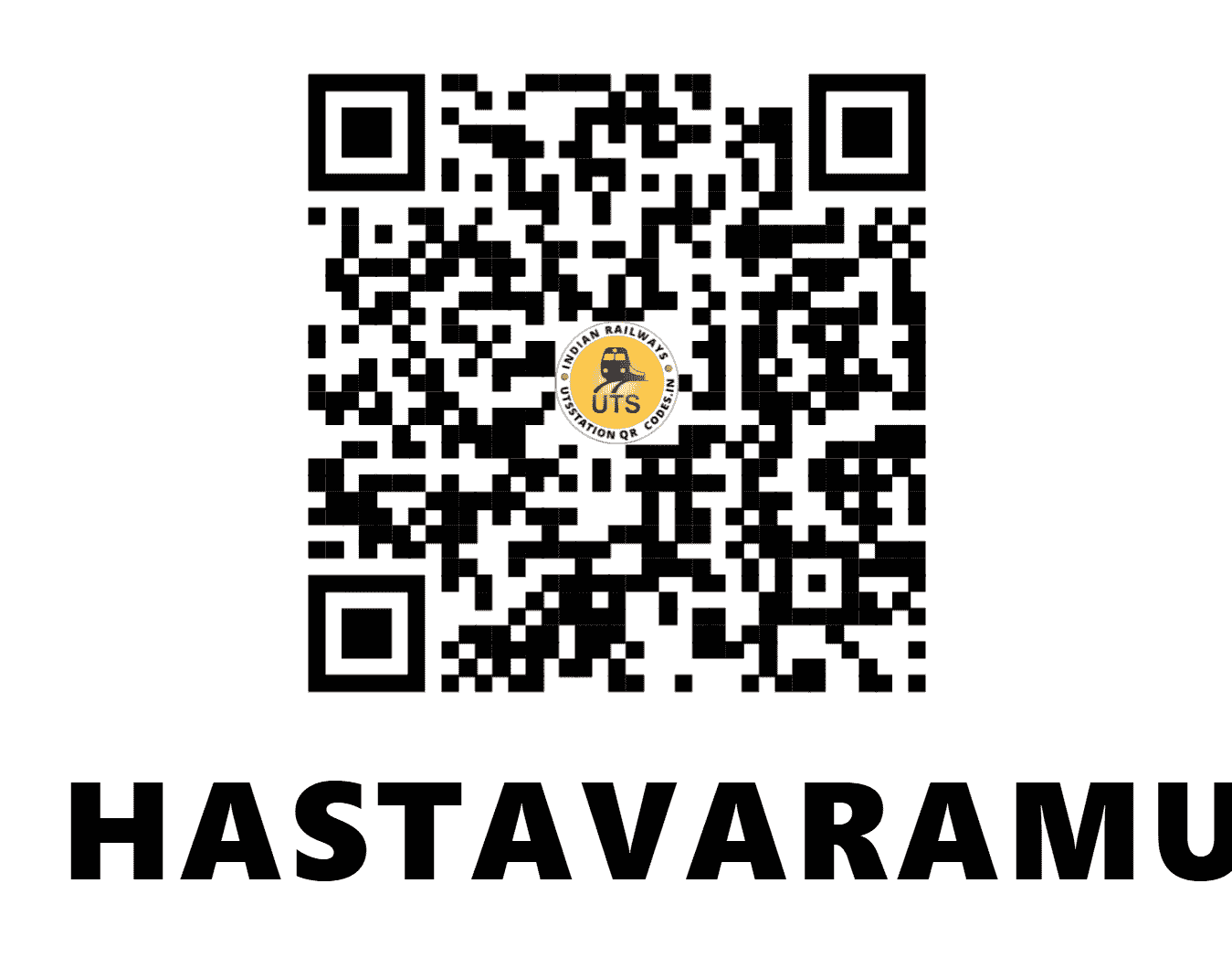 UTS QR Code for HASTAVARAMU - HAQ (SC - ANDHRA PRADESH)